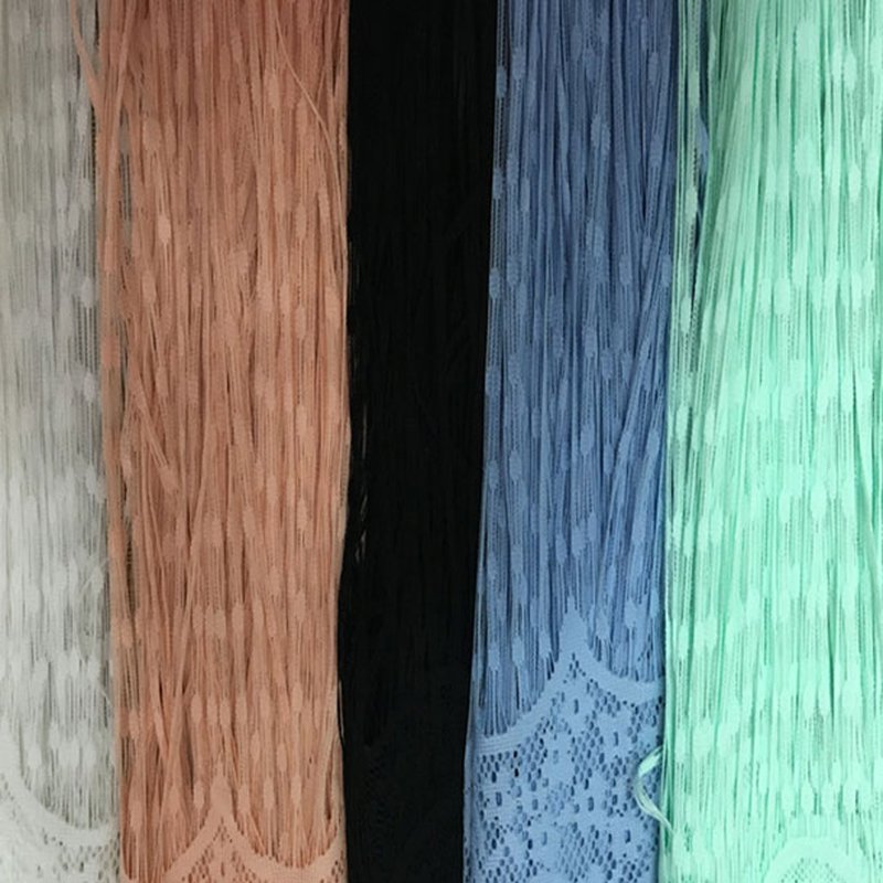Lace Fabric Eyelash Tassel Nylon Warp Knit Wholesale Supplier 6